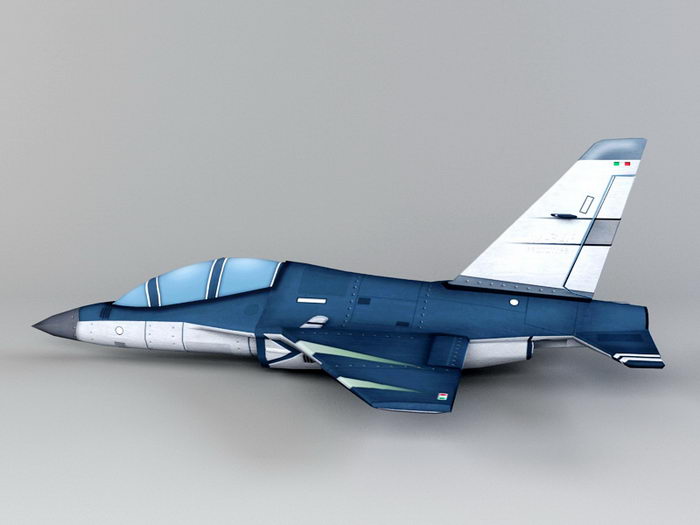 M-346 Master Trainer Aircraft 3d rendering