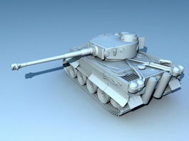 Panzer VI Tiger Ausf.H 3d model preview
