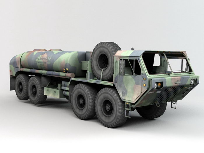 HEMTT M978 Mobility Tactical Truck 3d rendering