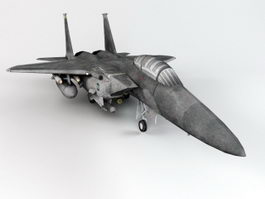 Fighter Aircraft 3d model preview