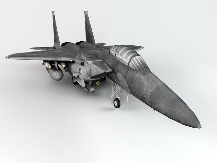 Fighter Aircraft 3d rendering