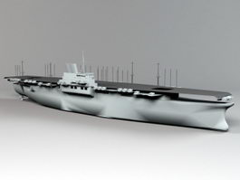 Aircraft Carrier 3d model preview