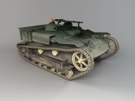 Renault UE Chenillette 3d model preview