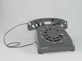 Black Telephone 3d model preview
