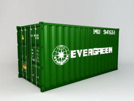 Shipping Container 3d model preview