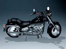Harley-Davidson Motorcycle 3d model preview