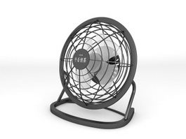 Small Table Fan 3d preview