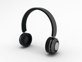 Circumaural Headphones 3d model preview