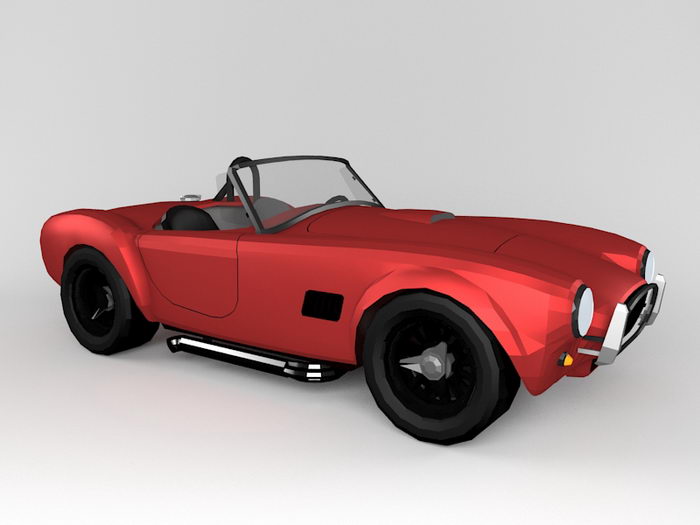 Classic Roadster 3d model 3ds Max files free download - modeling 49086 ...