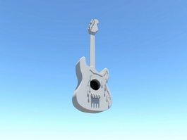 Classic Guitar 3d model preview