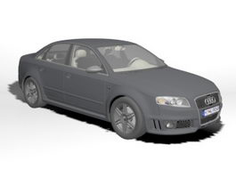 Audi RS 4 Executive Car 3d model preview