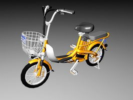 Electric Bicycle 3d model preview