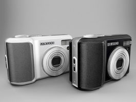 Samsung S1030 Digital Camera 3d model preview