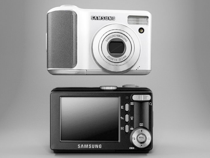 Samsung S1030 Digital Camera 3d rendering