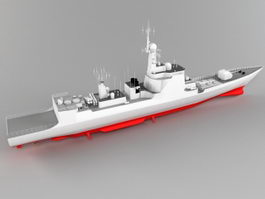 Type 052C Destroyer 3d preview