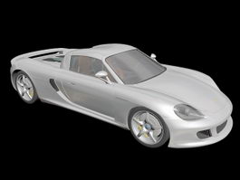 Porsche Carrera GT 3d model preview