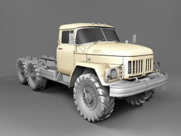 International Flatbed Truck 3d preview