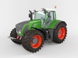Farm Tractor 3d model preview