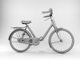 Classic Bicycle 3d model preview