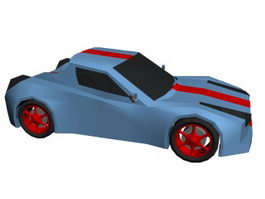 Cartoon Car 3d model preview