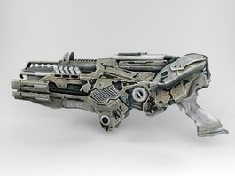 Aliens Railgun 3d model preview
