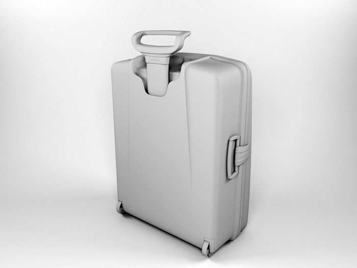 Travel Luggage 3d rendering