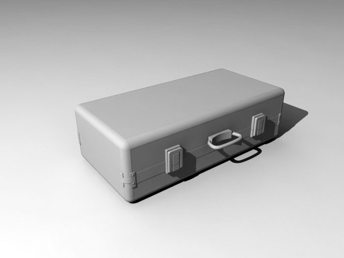 Vintage Suitcase 3d rendering