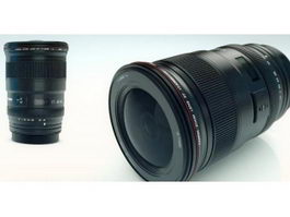 Canon Camera Lenses 3d model preview