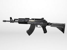 AK-74M Assault Rifle 3d model preview