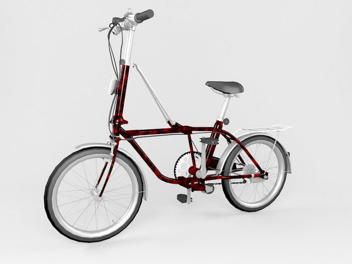 Street Bicycle 3d rendering