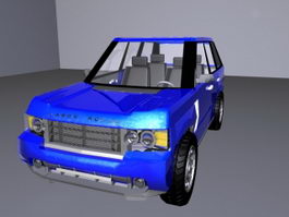 Vintage Land Rover 3d preview
