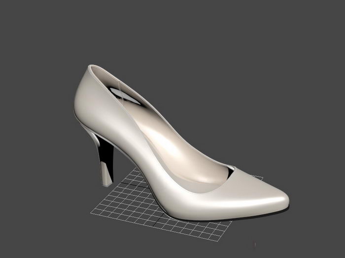 Lady High Heels 3d rendering