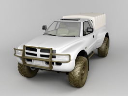 Army Dodge Ram Pickup 3d preview