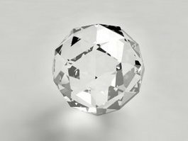 Diamond Ball 3d model preview