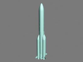 Carrier Rocket 3d model preview