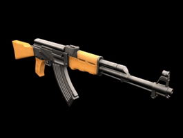 AK-47 3d model preview