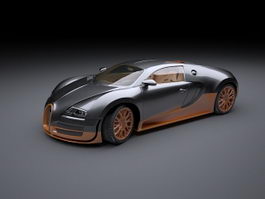 Bugatti Veyron Super Sport 3d model preview