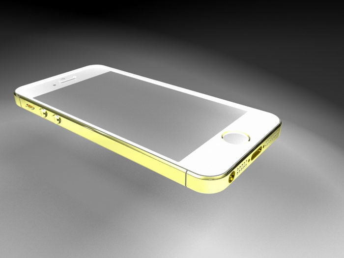 iPhone 5S Smartphone 3d rendering