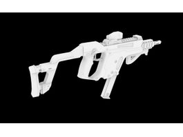 Kriss Vector Submachine Gun 3d model preview