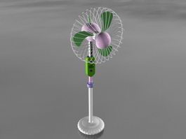 Electric Stand Fan 3d model preview