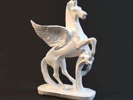 Pegasus Statue 3d preview