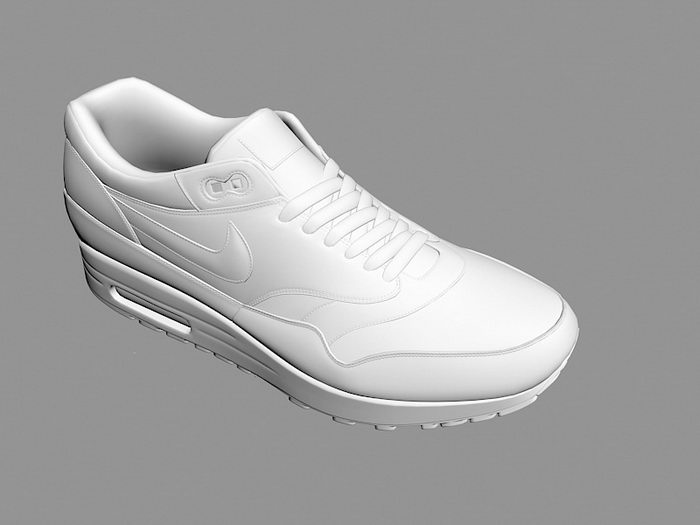 Nike Airmax 3d rendering