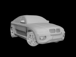 BMW X6 SUV 3d model preview