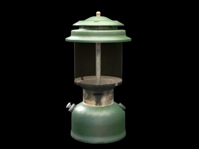 Industrial Oil Lamp 3d rendering