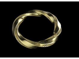 Gold Bracelet 3d preview