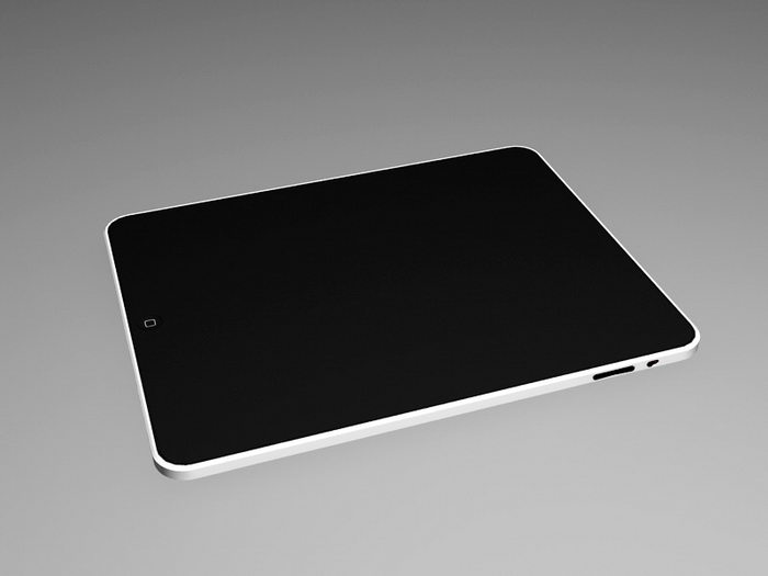 iPad Pro 3d rendering