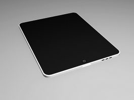 iPad Pro 3d model preview