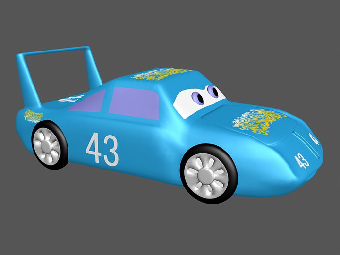 Lightning Mcqueen Character 3D model