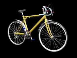 Road Racing Bicycle 3d model preview