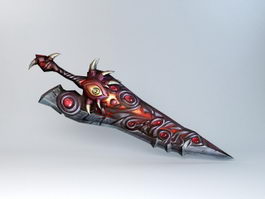 Magical Sword 3d model preview